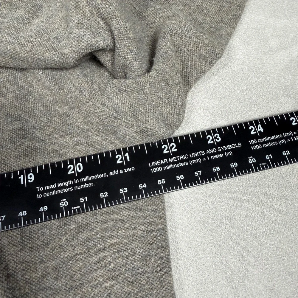 90s Mens Polo Ralph Lauren Long Sleeve Pique Polo Shirt Grey M